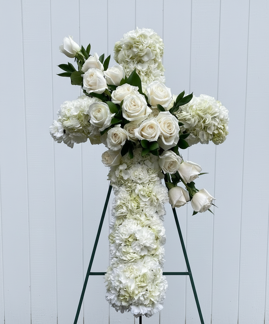 Detailed Standing Heart or Cross