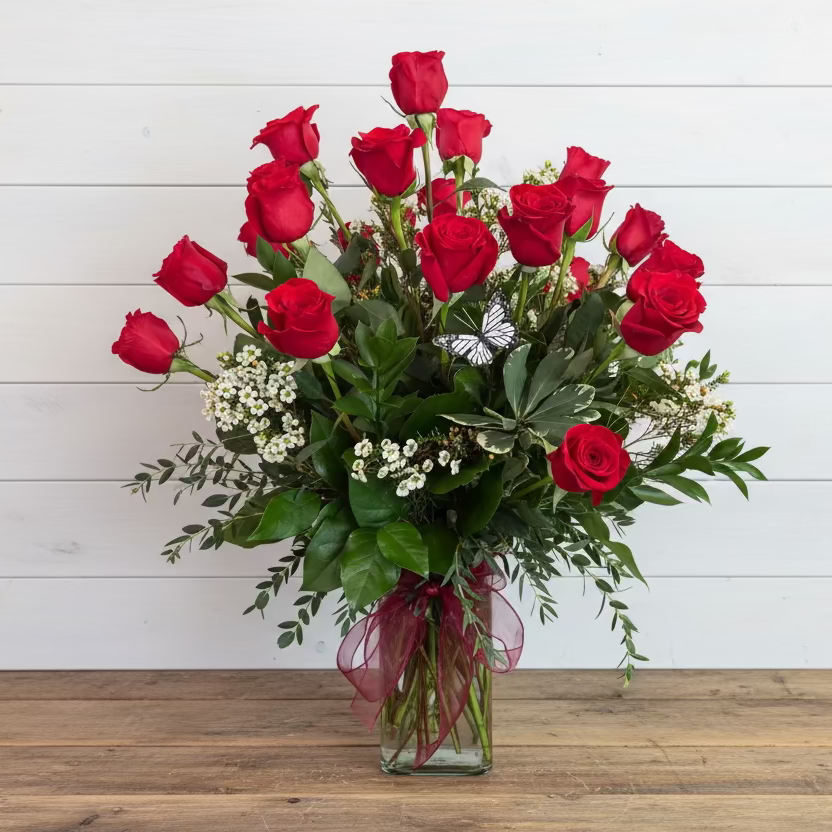Classic Dozen Roses – The Garden Gate