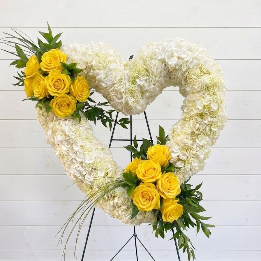 Detailed Standing Heart or Cross